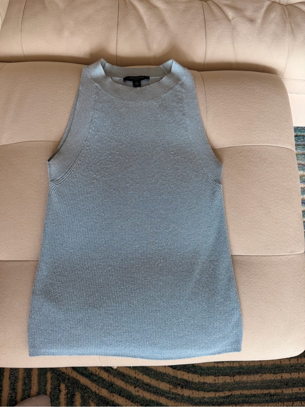 Ann Taylor Shimmer Tank Sweater